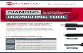 DIAMOND BURNISHING TOOLS WITH REPLACEABLE DIAMOND …monaghantooling.com/wp-content/uploads/Diamond... · 2016. 10. 19. · Available in inch and metric slim-line, square, offset,