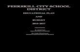 PEEKSKILL CITY SCHOOL DISTRICT...PEEKSKILL CITY SCHOOL DISTRICT 2016-2017 Educational Plan and Budget Highlights Actual 2015-16 Proposed 2016-17 Inc/Dec $ Inc/Dec % Administrative