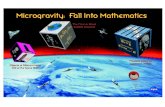Microgravity: Fall Into Mathematics pdf - Virginia Techcdhall/courses/Space/Fall.Into... · 2001. 6. 7. · Microgravity: Fall into Mathematics Galileo Galilei 1564-1642 Isaac Newton