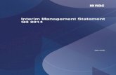 Interim Management Statement Q3 2014/media/Files/R/RBS-IR-V2/... · 2020. 5. 13. · 4 RBS – Q3 2014 Results Highlights Summary consolidated income statement for the period ended