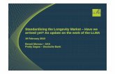 Standardising the Longevity Market – Have we arrived yet? An … · 2018. 10. 13. · Bulk Annuity / Buy-In Longevity swaps Pension buy-in and buy-out deals exceeded €4.6bn in
