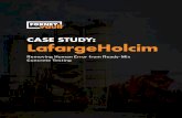 CASE STUDY: LafargeHolcim€¦ · forward-looking and innovative. Someone like them (Holcim Mexico roots stretched back all the way to 1833). Through networking, Castillo discovered