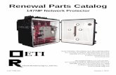 Renewal Parts Catalog - Richards Manufacturing€¦ · Renewal Parts Catalog 147NP Network Protector CAT 7388-001 January 1, 2010 No. ETI Part No. Description Cross Ref No. 1 147-3000-00