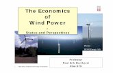 The€Economics of Wind€Power · 2009. 3. 23. · 3 Risø DTU,€Technical€University€of€Denmark Poul€Erik€Morthorst 15/3/2009 Investment (1000€€/MW) Share (%) Turbine€(ex€works)
