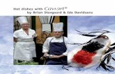 Hot dishes with by Brian Storgaard & Ida Davidsens · 2019. 5. 24. · salmon and black Salmon pancakes with smoked The corn pancakes are garnished with black Cavi.art®, sour cream,