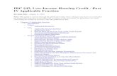 IRC آ§42, Low-Income Housing Credit - Part IV Applicable Low Income Housing... Form 8609, Low-Income