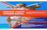 CARDINAL CARTER · 2017. 5. 29. · VOCAL ENSEMBLE: Grades 9,10,11 and 12. VISUAL ARTS: Grades 9,10,11and 12 DANCE: Grades 9, 10, 11 and 12 DIGITAL PHOTOGRAPHY: Grade 11 FILM AND