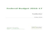 Federal Budget 2016 17 - NP Accounting...2016‐17 Federal Budget ‐ Enhancing access to asset backed financing..... 9 2016‐17 Federal Budget ‐ Expanding tax incentives for early‐stage