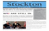 JUNE 8, 2017 VOLUME 6 ISSUE NO. 31 Stockton Joins Over 180 … · 2017. 6. 12. · JUNE 8, 2017 VOLUME 6 ISSUE NO. 31 University Honored with Lillian Levy Standing Ovation Award Stockton