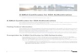 X.509v3 Certificates for SSH Authentication · 2 X.509v3 Certificates for SSH Authentication Restrictions for X.509v3 Certificates for SSH Authentication . How to Configure X.509v3