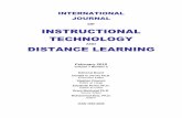 OF INSTRUCTIONAL TECHNOLOGY - ITDLitdl.org/Journal/Feb_10/Feb_10.pdfFebruary 2010 1 Vol. 7. No. 2. Editorial The Changing Environment for Education Donald G. Perrin For the first half