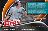 FIRST BASEMAN - All Sports Marketing€¦ · League Baseball™ jerseys. Collectors and Minor League Baseball™ fans will have the chance to get autographs and relic cards from players