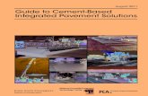 August 2011 Guide to Cement-Based Integrated Pavement ... · specific engineering pavement applications: new concrete pavements, concrete overlays, pervious concrete, precast pavements,