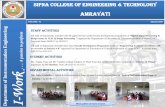 [Type text] SIPNA COLLEGE OF ENGINEERING & TECHNOLOGY · [Type text] Industrial Excursion 09 students of third and final year have completed In-plant training of 14 days at Rashtriya