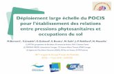 Déploiement large échelle du POCIS...Profil de contamination obtenu sur l’ensemble du bassin Adour-Garonne RÉSULTATS Fréquence de quantification e (µg.L-1) Mars Mai Juin Juillet