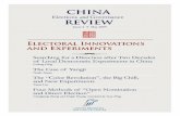 China Elections and Governance Review - Carter Center · 2020. 9. 3. · China Elections and Governance Review Issue 2 | May 2009 Dear Readers: The decade from 1998-2008 was an opportunity