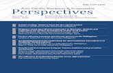 ISSN 2187-249X Perspectives · Perspectives Asia Paci-ic Business & Economics Journal of the Asia Paci-ic Business & Economics Research Society Vol. 4 No. 2 Winter 2016 ISSN 2187-249X