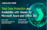 Total Data Protection and Availability with Veeam for ......Veeam integration overview: Azure Microsoft O365 Veeam Cloud Tier Veeam ® expands leadership in Cloud Data Management by