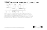 Buying guide Integrated kitchen lighting...No kitchen is complete without good, functional lighting. That’s why it’s a good idea to include lighting already when you’re planning