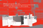 Best practices in sustainable public procurement of IT hardware … · 2013. 7. 23. · taking place. Public procurement bodies in a number of European countries, including Sweden,