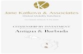 CITIZENSHIP BY INVESTMENT Antigua & Barbuda...quick facts about antigua & barbuda A favorite of European royalty, the English-speaking twin-island nation of Antigua & Barbuda has hosted