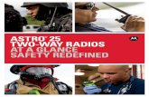 ASTRO 25 TWO-WAY RADIOS AT A GLANCE SAFETY ......APX 6000 Delivering outstanding performance in a lightweight form factor, the APX 6000 is built for ...