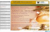 Table of Contents GPAEE GPAEE NewsletterNewsletter · 2016. 3. 1. · 2 Visit our website: Page 2 GPAEE Calendar of Events: Sept.‘15 — June‘16 Thursday, December 17, 2015Date