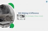 WSI Making A Difference€¦ · Campaign Results (After 1 Year) ... , Facebook & Houzz X30!9 How Did WSI Make a Difference? Took a local company in Ottawa without a brand or web presence