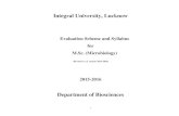 Evaluation Scheme and Syllabus for M.Sc. (Microbiology)...Principles and applications of molecular techniques in microbiology: Electrophoresis: Agarose Gel electrophoresis, PAGE, Isoelectric