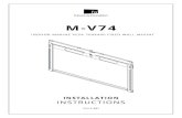 M-V74 - PRODUCT INSTRUCTIONS - ISSUE002cdn.futureautomation.co.uk/Tech/m-v74-instructions.pdf · 2018. 8. 31. · 6 MOUNTING WALL PLATE 1 • Mount the M-V74 Wall Plate to the wall