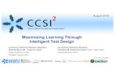 Maximizing Learning Through Intelligent Test Design...Maximizing Learning Through Intelligent Test Design LLNL-PRES-787887 Sequential Design of Experiments (SDoE) is a paradigm of