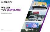 WE GET YOU CLEVELAND. · radio print tv 48% more likely to click after being exposed to ooh tv ooh digital display digital video radio print banner ad on computer tv radio print banner