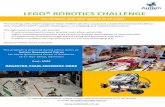 LEGO® ROOTIS HALLENGE Robotics... · 2016. 6. 10. · The working with LEGO® program helps children develop social and cooperative teamwork skills as they complete LEGO® robotics