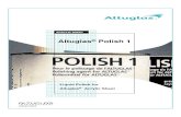 Altuglas Polish 1files.plexicril.pt/200000268-138dd1486c/Altuglas Polish 1...THE ALTUGLAS TRADEMARK Altuglas is the registered tradename of Altuglas International for its polymethylmethacrylate