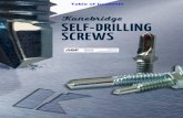sane midge Kane˙idg Self-Drilling Screws1 SELF-DRILLING ......Kanebridge Self-Drilling Screws ** * *Pages are extracted from our latest Kanebridge Source Book. STAINLESS (all 112/113