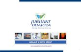 Jubilant Bhartia Group Presentation · Shyam S Bhartia and Hari S Bhartia, leading industrialists from India •Group has global presence through investments in India, USA, Canada,