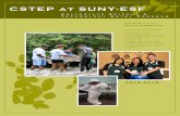 CSTEP at SUNY-ESF · 2016. 1. 25. · Research/Internship Career/Graduate School Preparation ... Montezuma National Wildlife Refuge, and hosting STEP students on campus for a shadow