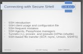 Connecting with Secure SHell - UCLouvain · 2016. 10. 20. · 19/10/2016 CÉCI HPC Training 1 Connecting with Secure SHell SSH introduction SSH client usage and configuration file