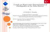 A study on Hypocenter Determination of Earthquakes at Izu Tobu … · 2011. 6. 6. · A study on Hypocenter Determination of Earthquakes at Izu Tobu District By ÇOMOĞLU,Mustafa