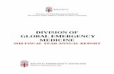 DIVISION OF GLOBAL EMERGENCY MEDICINE · assessment on emergency medicine education within medical schools across Colombia with the goal of implementing the WHO Basic Emergency Care