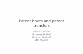 Patent boxes and patent transfersHBS Seminar ‐May 2017 5 Authors Year Version Level of observation Dependent variable Alstadsaeter et al. 2015 WP firm Number of EP patent filings
