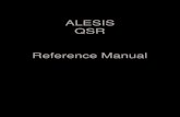 ALESIS QSR Reference Manual - polynominal.comQSR Reference Manual 1 Introduction Thank you for purchasing the Alesis QSR 64 Voice Expandable Synthesizer Module. To take full advantage