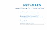 OIOS Evaluation of the Department of Peacekeeping Operations · 2020. 7. 16. · Nations Conference on Trade and ... Trade Centre (ITC) 24 July 2014 Assignment No.: IED-14-009 . INSPECTION