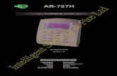 AR-727H User Manual v1 - Intelligent Security · 2013. 6. 15. · ON Soyal OFF Standard NOTICENOTICE WG Mode will only change after powering off and on Intelligent Security & Fire