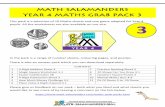 This pack is a selection of 10 Maths sheets and one game … · 2020. 4. 7. · This pack is a selection of 10 Maths sheets and one game adapted for Year 4 pupils. All the worksheets