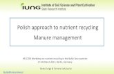 Polish approach to nutrient recycling Manure management Workshop on nutrient recy… · Nutrient bookkeeping •Big farms (installations) for the intensive rearing of poultry or pigs