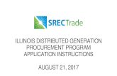 ILLINOIS DISTRIBUTED GENERATION PROCUREMENT …...Certificate of Completion • Proof of Energized Date • If the host is not the same entity as the system owner: • Host Acknowledgement
