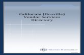 California (Oroville) Vendor Serviceswesternm.com/intranet/Approved Vendor List/California...Baad Carpet Cleaning Address Line 1: P.O. Box 5096 Address Line 2: Oroville CA 95966 Phone: