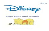 SA318D Baby Pooh and Friends...©DISNEY Based on the "Winnie the Pooh" works, by AA. Milne and EH. Shepard Baby Pooh and Friends No. 1 (L) (S) L12minlS8min Size L St 3. lcm..5.2cm