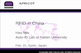 RFID in China - Apricotapricot.net/apricot2005/slides/KT2_1.pdf · 2017. 2. 6. · • Promote RFID application in China! RFID demo system and solution • RFID system education!